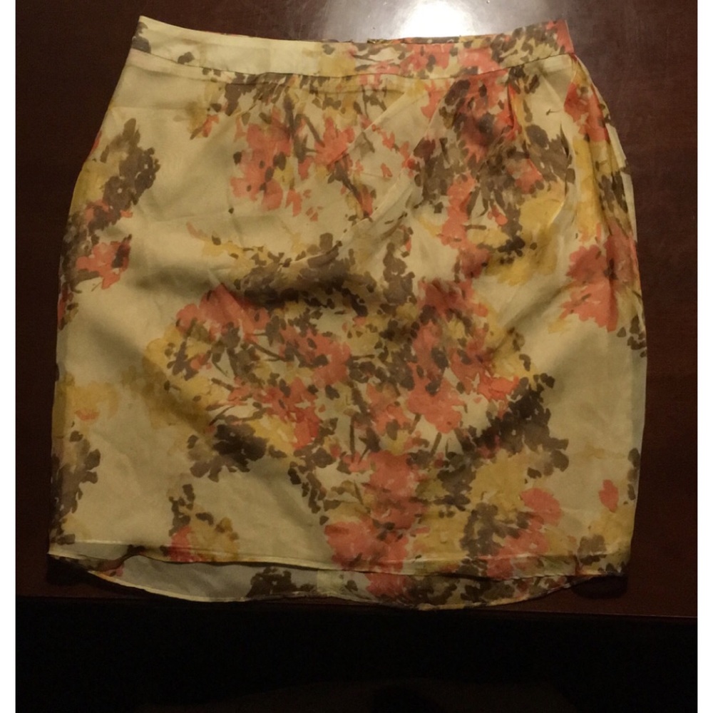 Anne Klein Floral Skirt